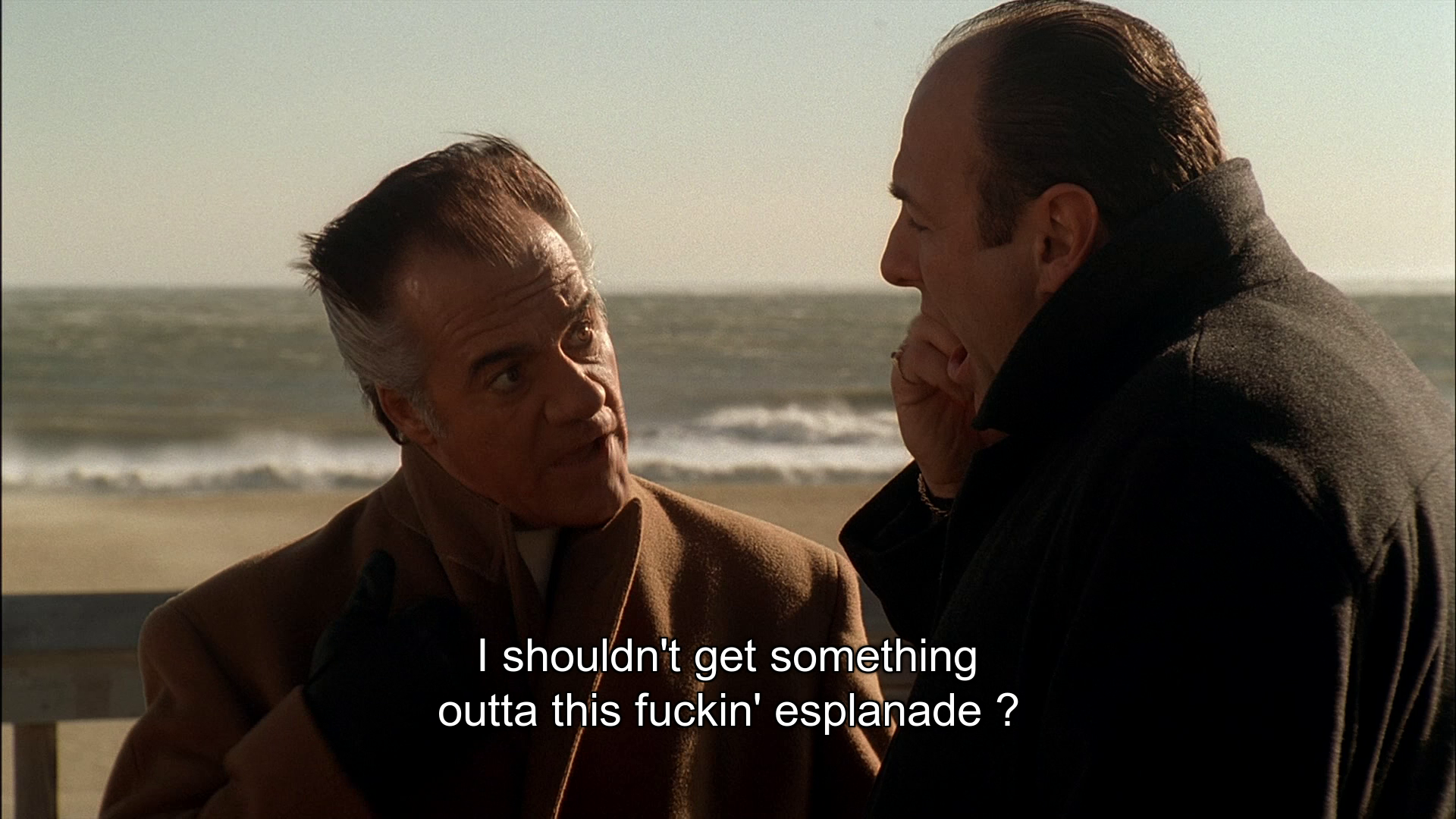 Sopranos Screenshot 1: I shouldn’t get something outta this Esplanade?!